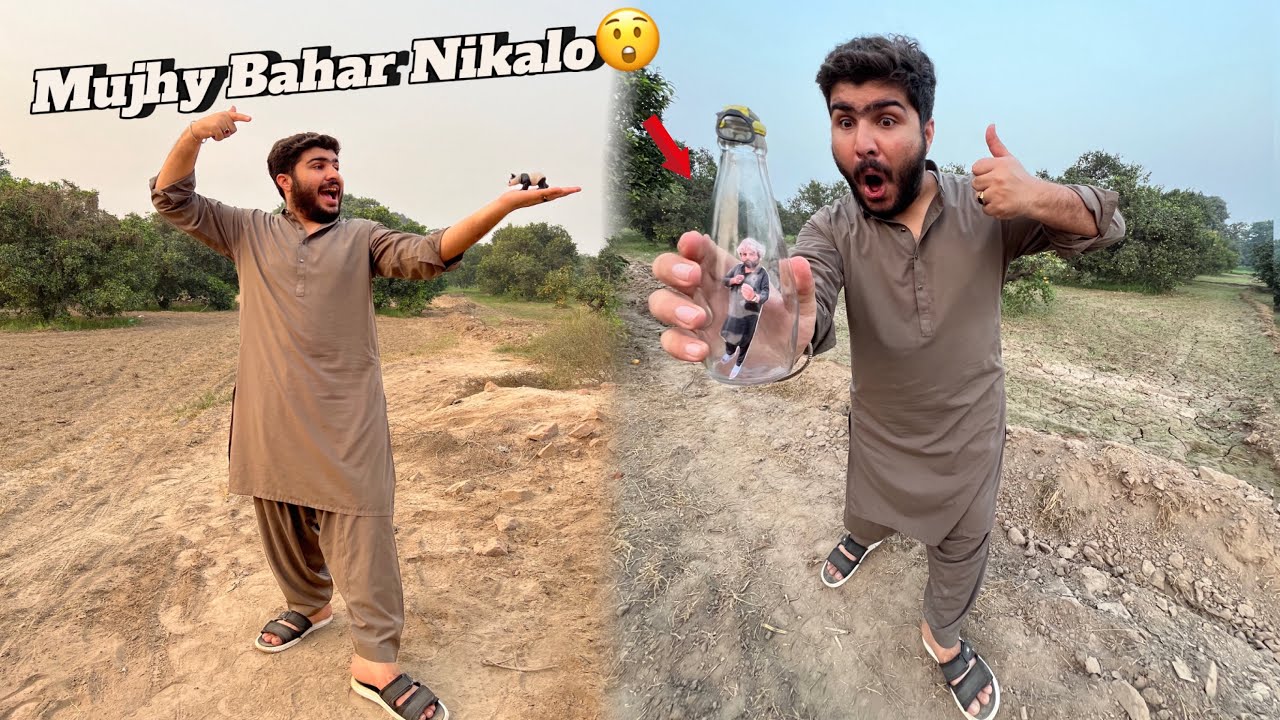Haider Nay Jungli Ko Panda Bna Diya 😨 | Khubaib Bottle Mein Qaid Hogua 😡