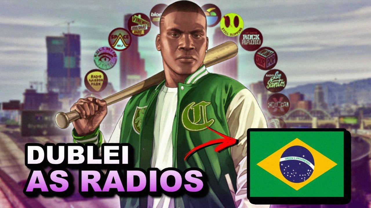 EU DUBLEI AS RADIOS EM GTA 5 COM I.A. E FICOU SENSACIONAL!