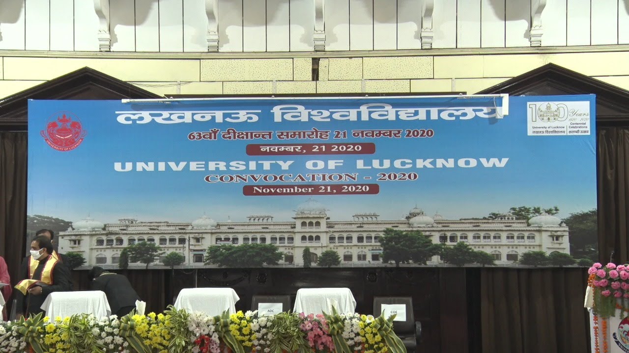 63rd Convocation Ceremony of University of Lucknow
