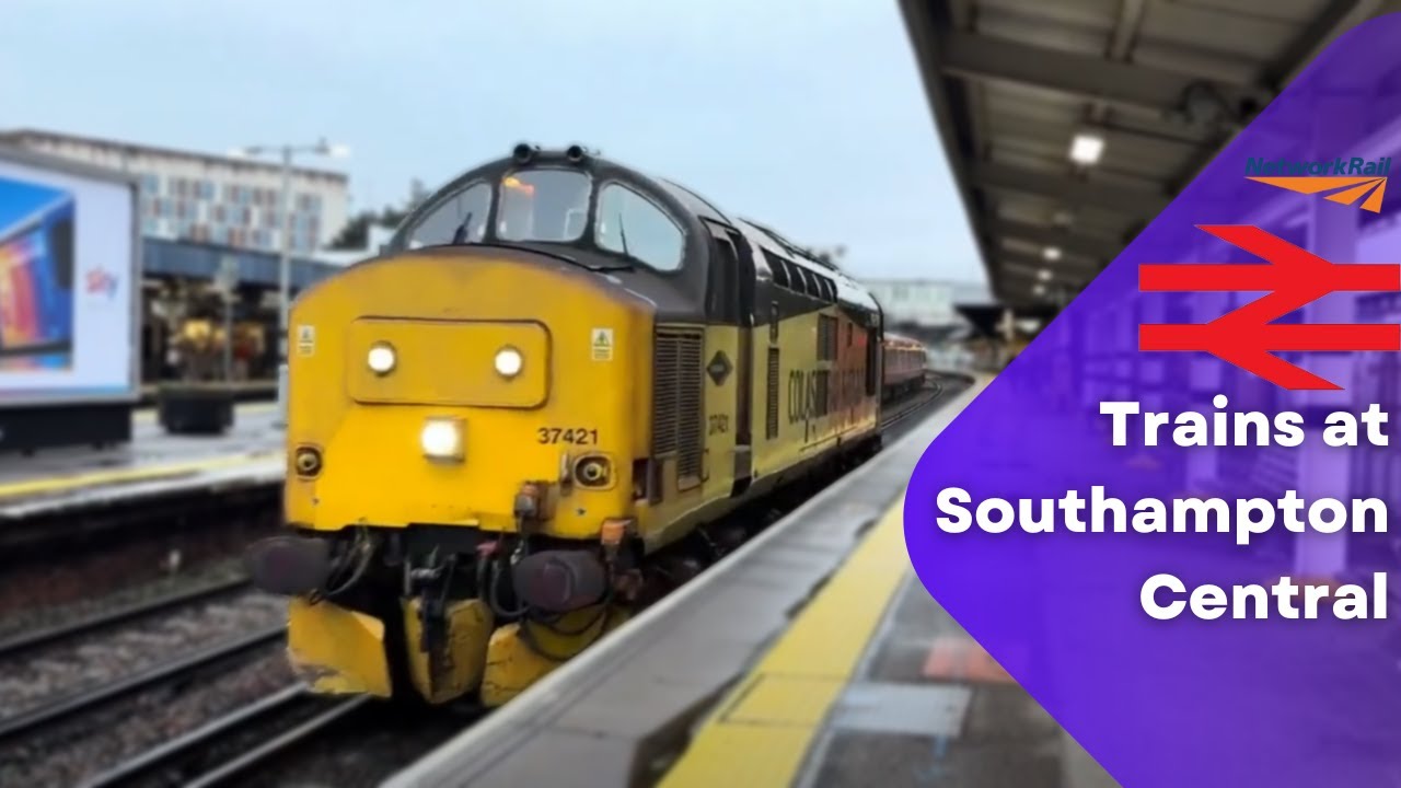 Trains at Southampton Central. 19/11/2024