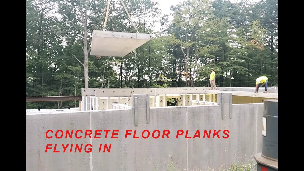 CONCRETE PLANKS ARE FLYING IN.....