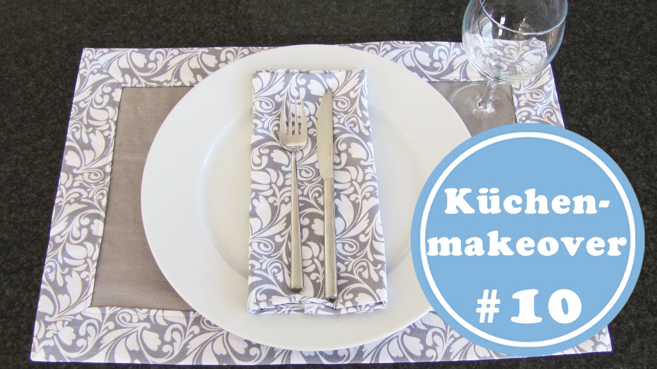 Briefecken nähen | ausführlich erklärt  | Tischset - Küchenmakeover 10