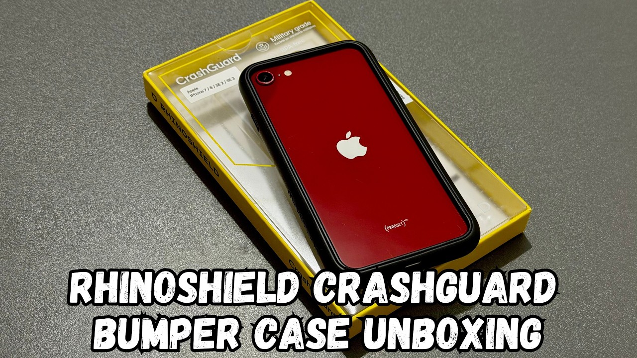 RhinoShield CrashGuard Bumper Case for iPhone 7, 8, SE 2 and SE 3 Unboxing