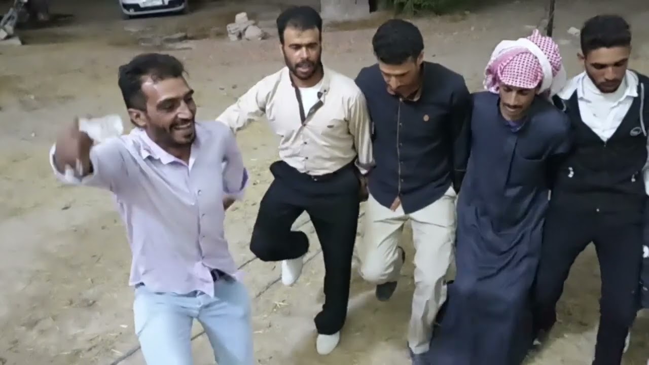 الجزء الثاني من أفراح الاحمد من بلدة الزمانية_النشابية العريس محمد الاحمد مع الفنان خالد الرماح