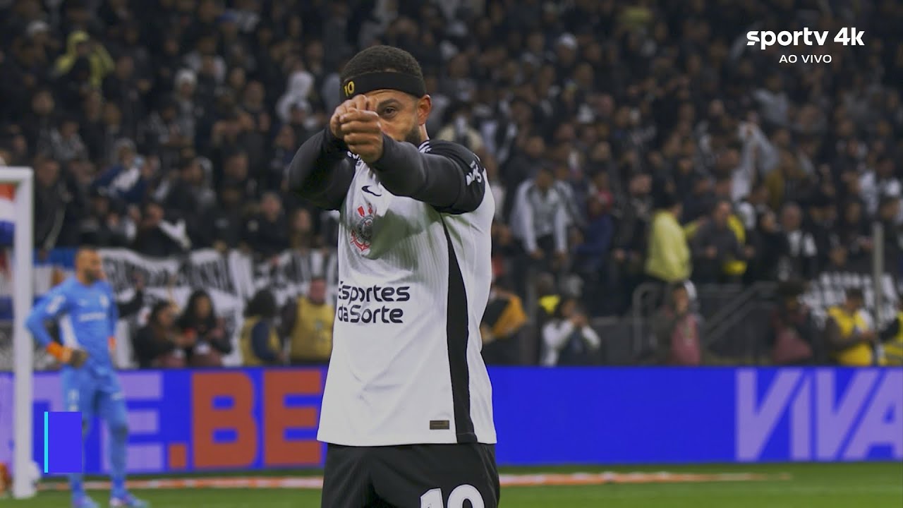 Corinthians 1 x 0 Palmeiras - Gol de Memphis em 4K - Copa do Brasil 2025