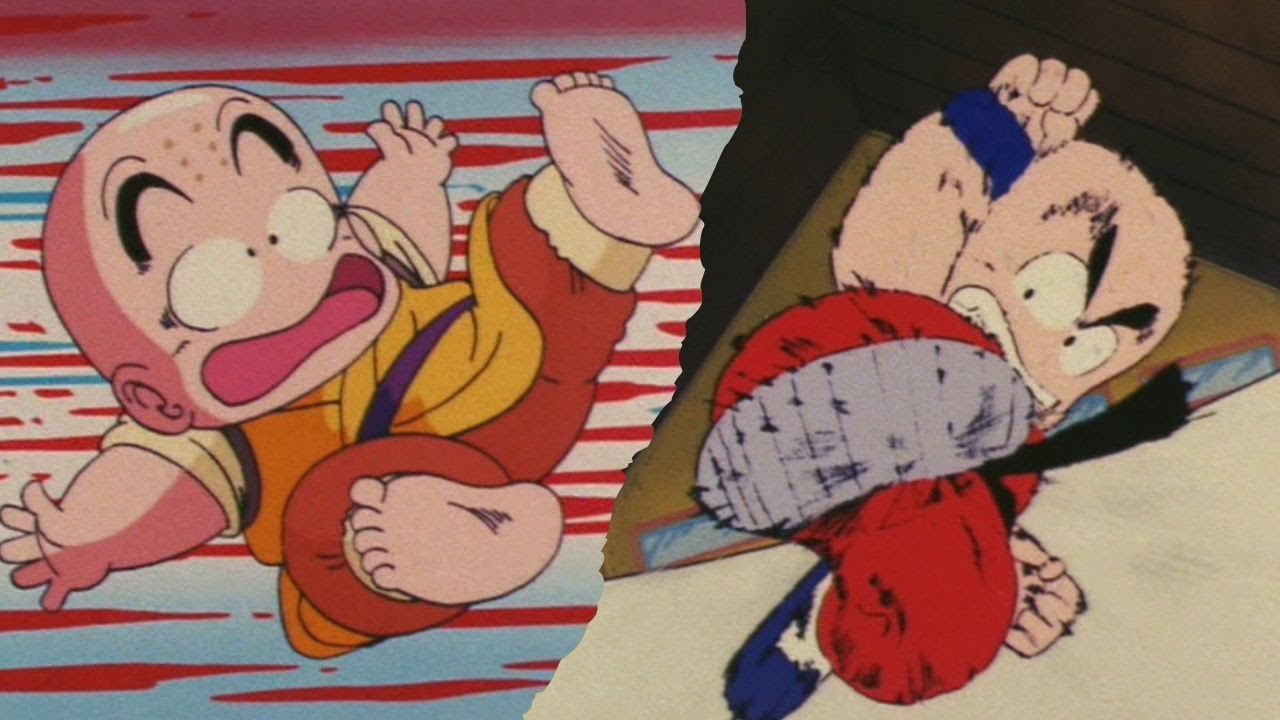 Kuririn Confronts Orinji Temple Elder Bully (Japanese)