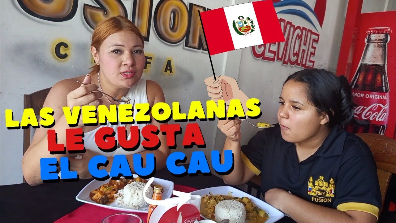 😮😳LAS VENEZOLANAS LE GUSTA EL CAU CAU ??? 🇵🇪🇻🇪 #peruanos #cocina #migrantes