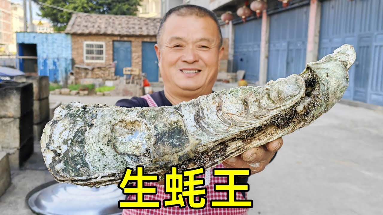 860買14個巨型生蚝，個個堪稱生蚝王，吃壹個就飽了