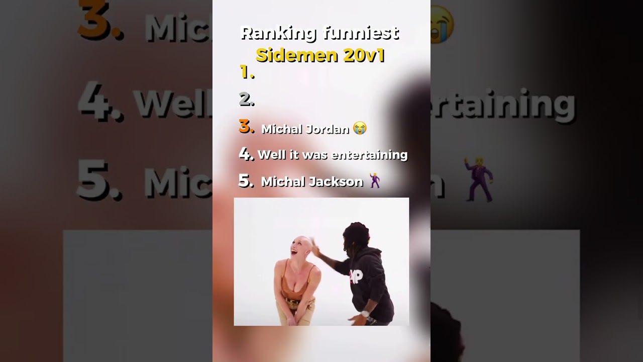 Ranking funniest sidemen 20v1 moments! 🤣 #sidemen