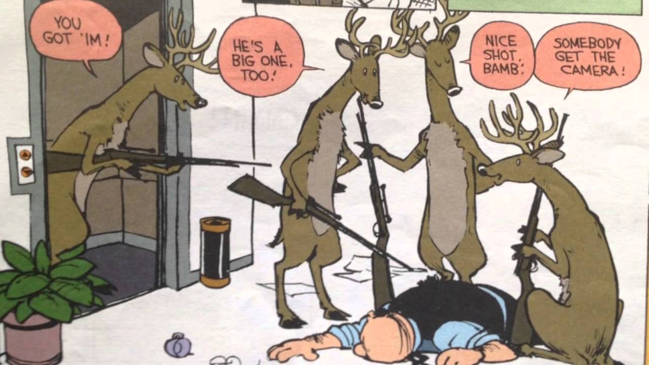 Calvin and Hobbes- Hunting Season