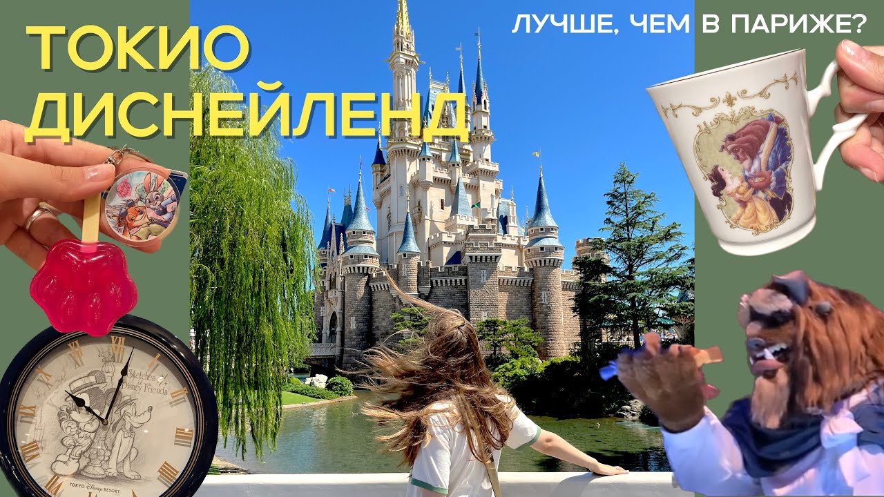 Диснейленд Токио: катаемся на аттракционах, показываю магазины, парк и шествие героев.