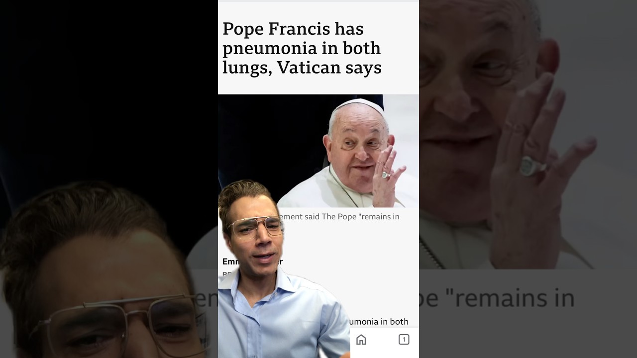 The #pope has a double #pneumonia. What does this mean?