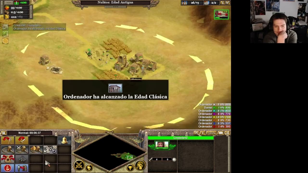 Me paso Rise of nations en difícil !!
