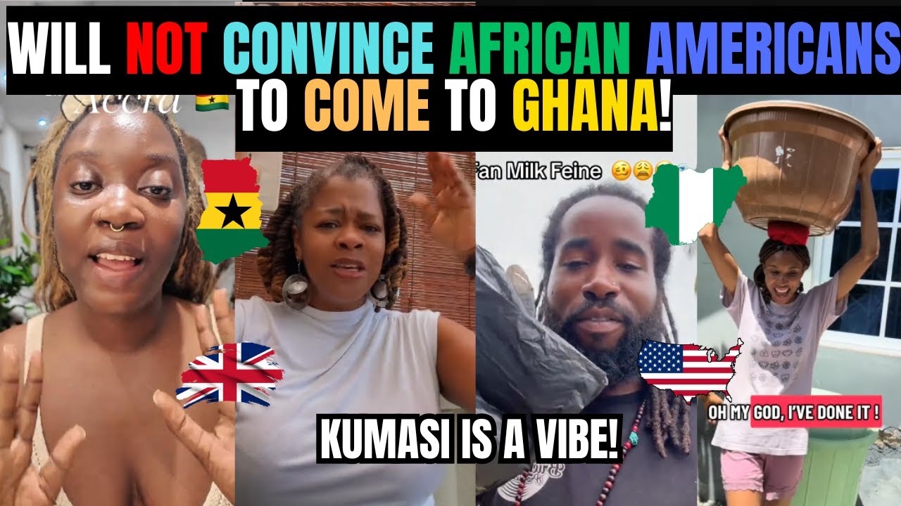 🇬🇭🇺🇸 I WILL NOT CONVINCE AFRICAN AMERICANS TO COME TO GHANA | FOREIGNERS SHARE EXPERIENCE | KammaDyn