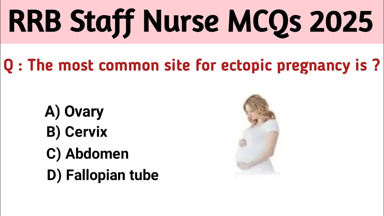 RRB Staff Nurse Mcqs 2025 | RRB Staff nurse exam preparation  | Railway Recruitment Board