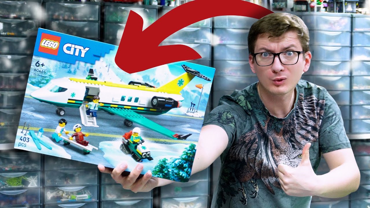 SAMOLOT MEDYCZNY ✈️ LEGO CITY 60465 / RECENZJA