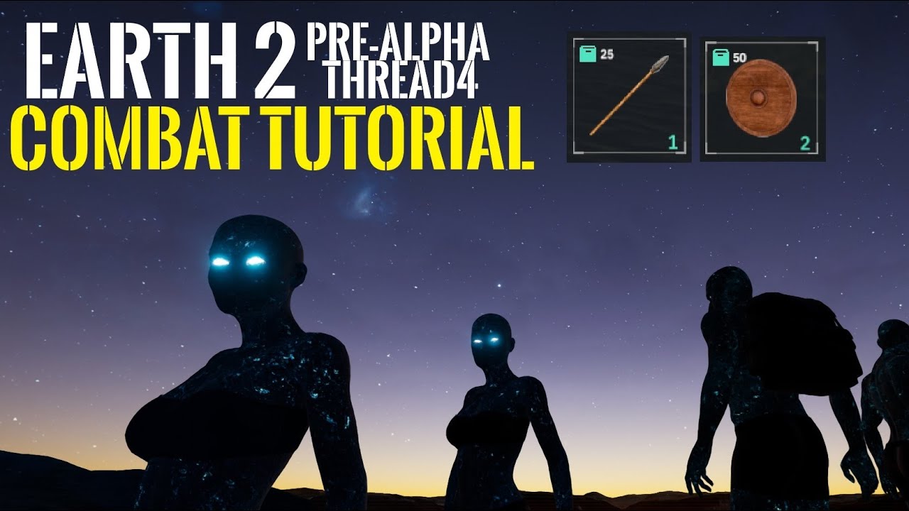 COMBAT TUTORIAL in the Earth 2 Pre Alpha E2V1Tutorial
