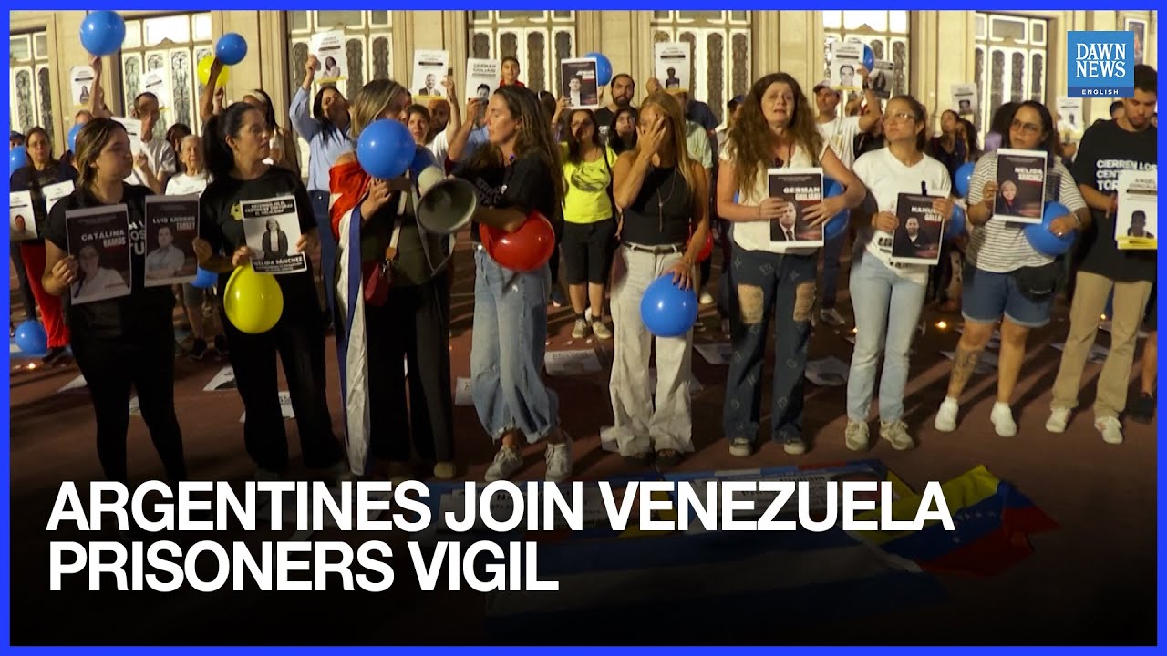 Families Of Detained Argentines Join Vigil For Venezuela's Political Prisoners