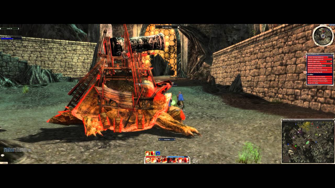 Playing Guild Wars Fort Aspenwood (Kurzick)