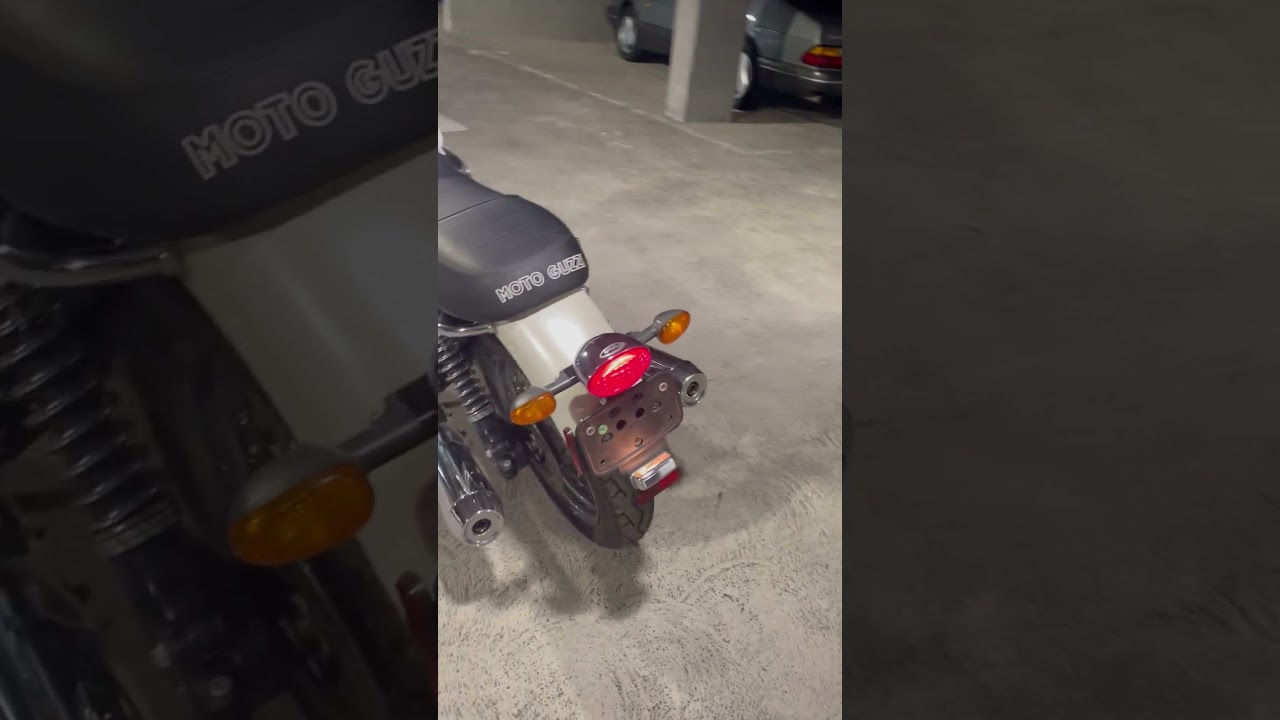 2010 MOTO GUZZI V7 Classic cold start