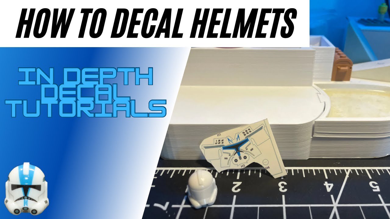 How to Decal Helmets! AVf AP2 (In depth decal tutorials)