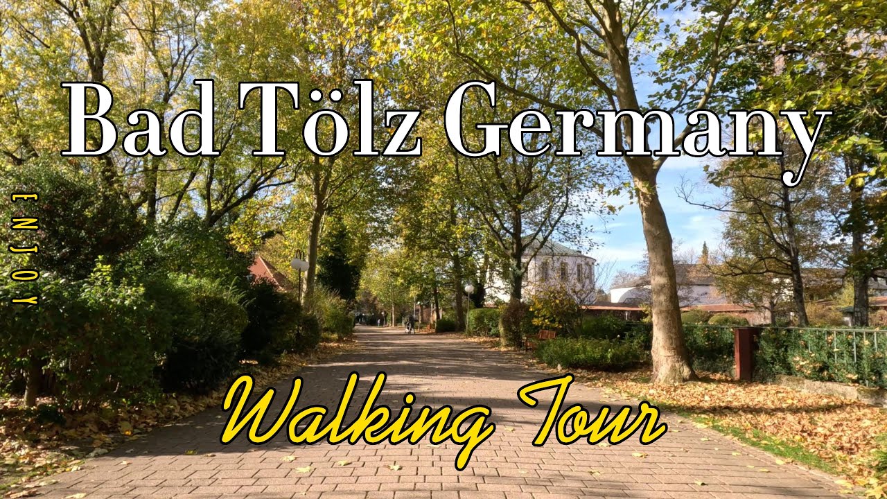Bad Tölz Bavaria Germany Alpen Stadt Walking Tour 4K Cinematic
