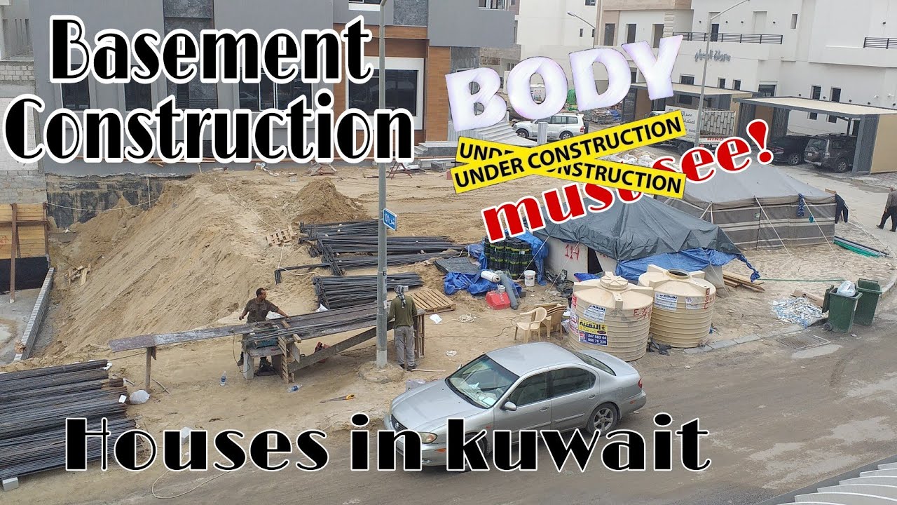Basement Construction Method  Houses in Kuwait // Must See!