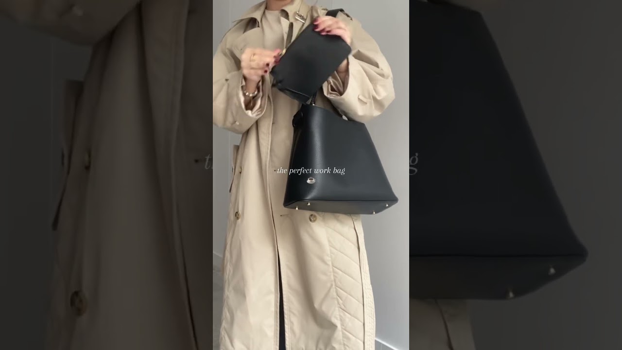 Our New Vosges Pebbled Leather Black 🖤 #elleme #fyp #bags #fashion #workbag #paris
