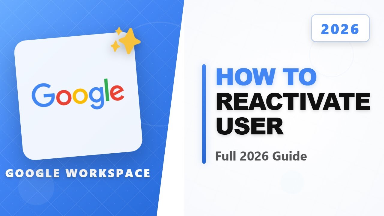 Как восстановить заблокированную учетную запись пользователя в Google Workspace (Полное руководст...