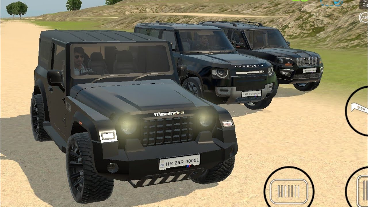 🥷 3 BLACK BEAST 🥷 🦁SCORPIO🦁THAR🦁DEFENDER🦁 OFF-ROADING, DRIFTING☄️🚀🔥🔥