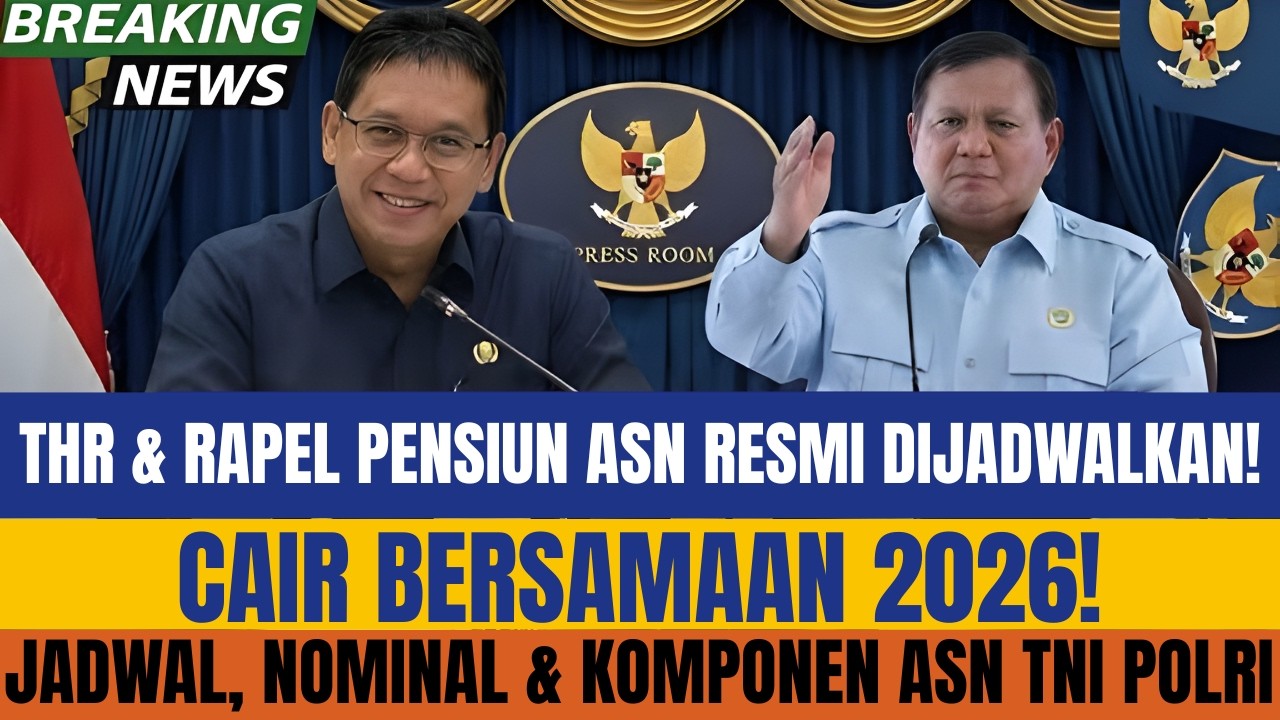 Alhamdulillah! Jadwal THR & Rapel Pensiun 2026 Cair Bareng? Simak Rincian Jelasnya