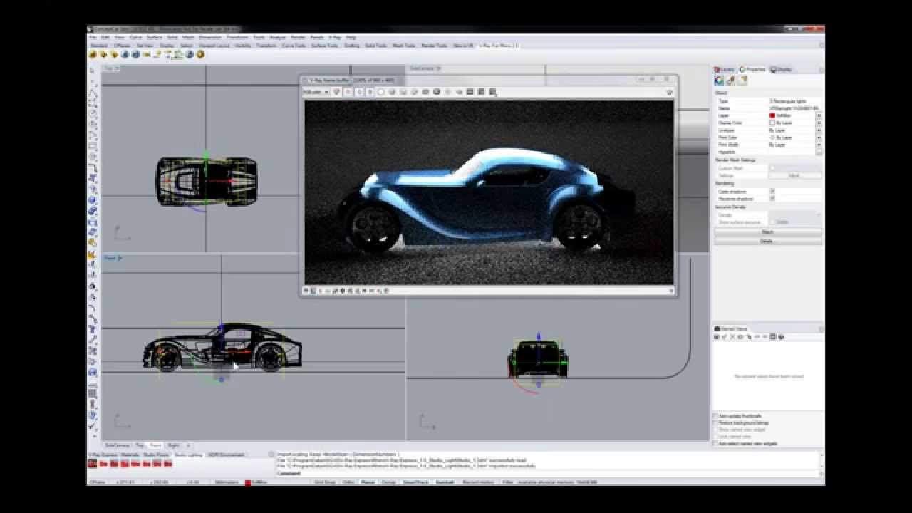 V-Ray for Rhino in Automotive Design