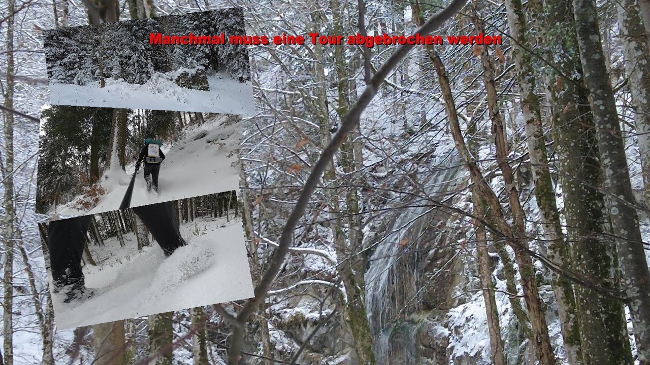 Die abgebrochene Tour Schade 