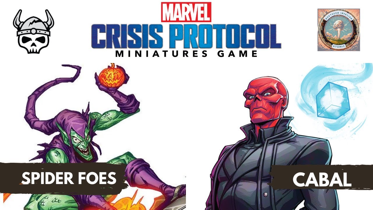 Spider Foes Vs Cabal (17pts): Marvel Crisis Protocol Battle Report Play Through