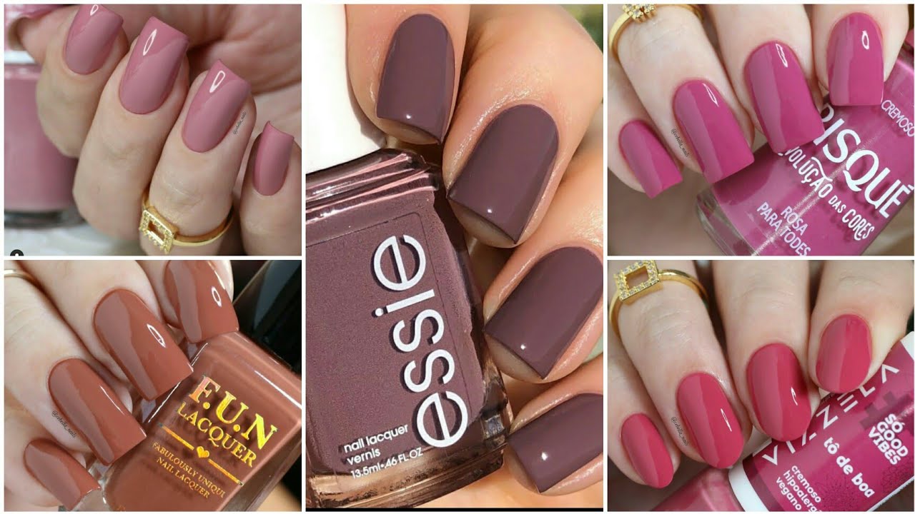 most attractive nude color nail polish ideas 2022 || Nude nail polish color 💅