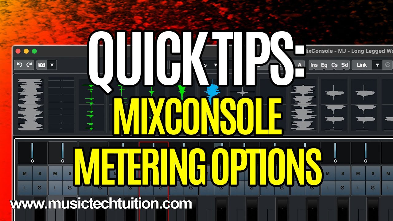 Cubase Quick Tips:  Metering Options