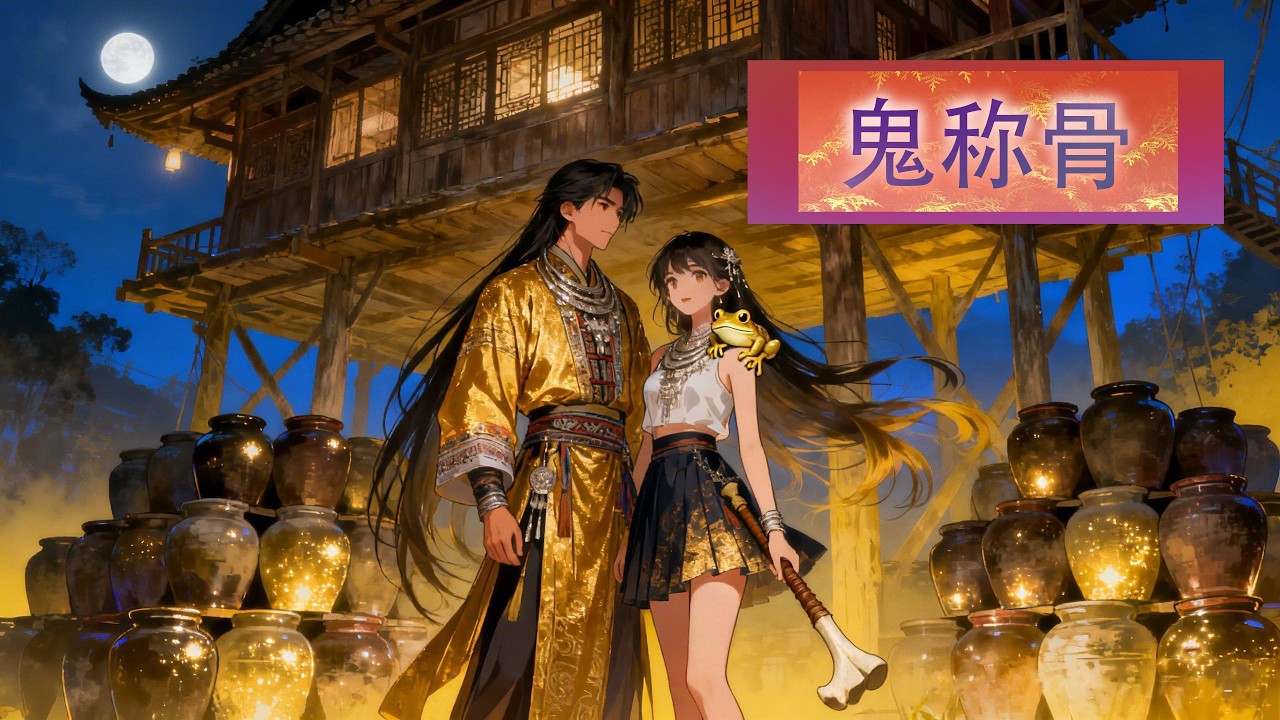 #悬疑 | 梁星x金尧 | 到苗寨給祖母撿骨時，堂弟拿著根腿骨亂揮亂甩，問骨頭有多重。二嬸還笑嘻嘻地說稱一下就知道了。當晚她夢遊進山，找到時全身無傷，可所有骨頭都沒了。寨子裏的人說，這是鬼稱骨！