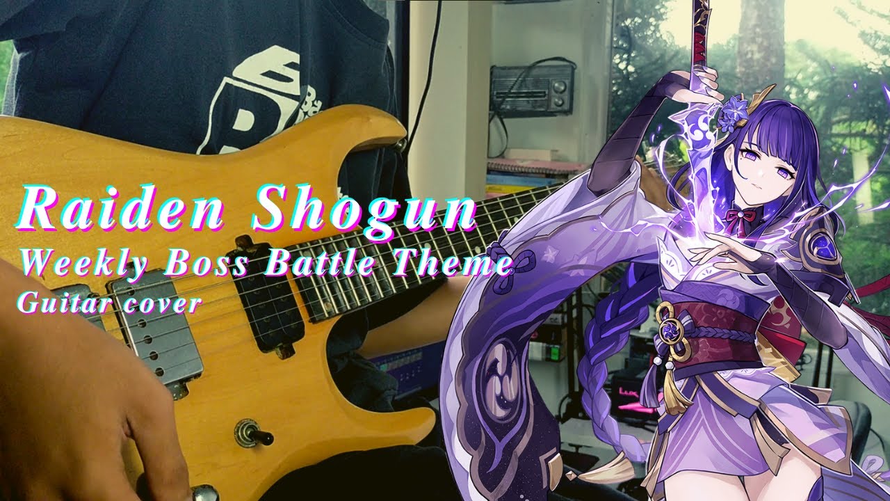 Raiden Shogun Weekly Boss Battle Theme guitar cover - Genshin Impact OST