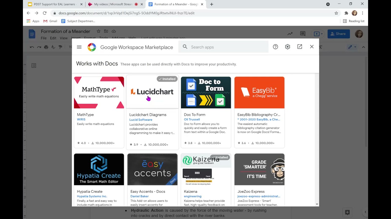 Using the Immersive reader in Google Docs Part 1