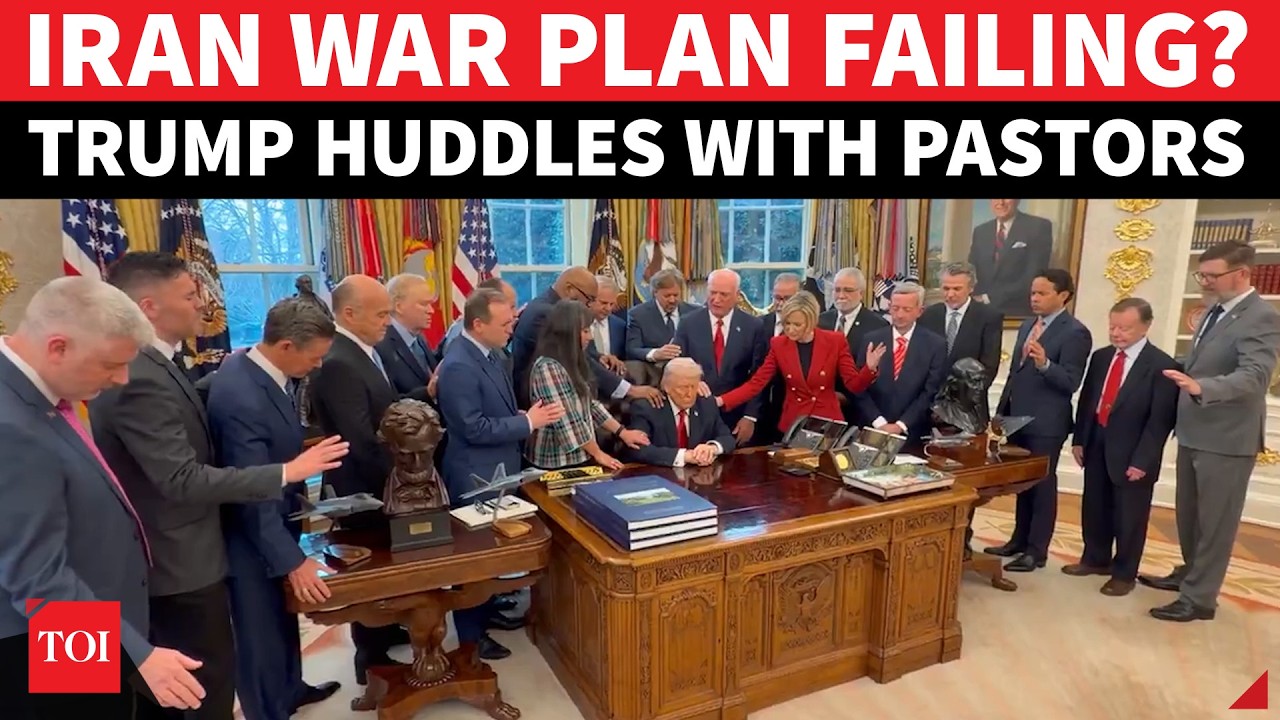 U.S. Staring At Defeat In Iran? Trump Runs To God For HELP; Hosts Pastors For Prayer Meet | WATCH