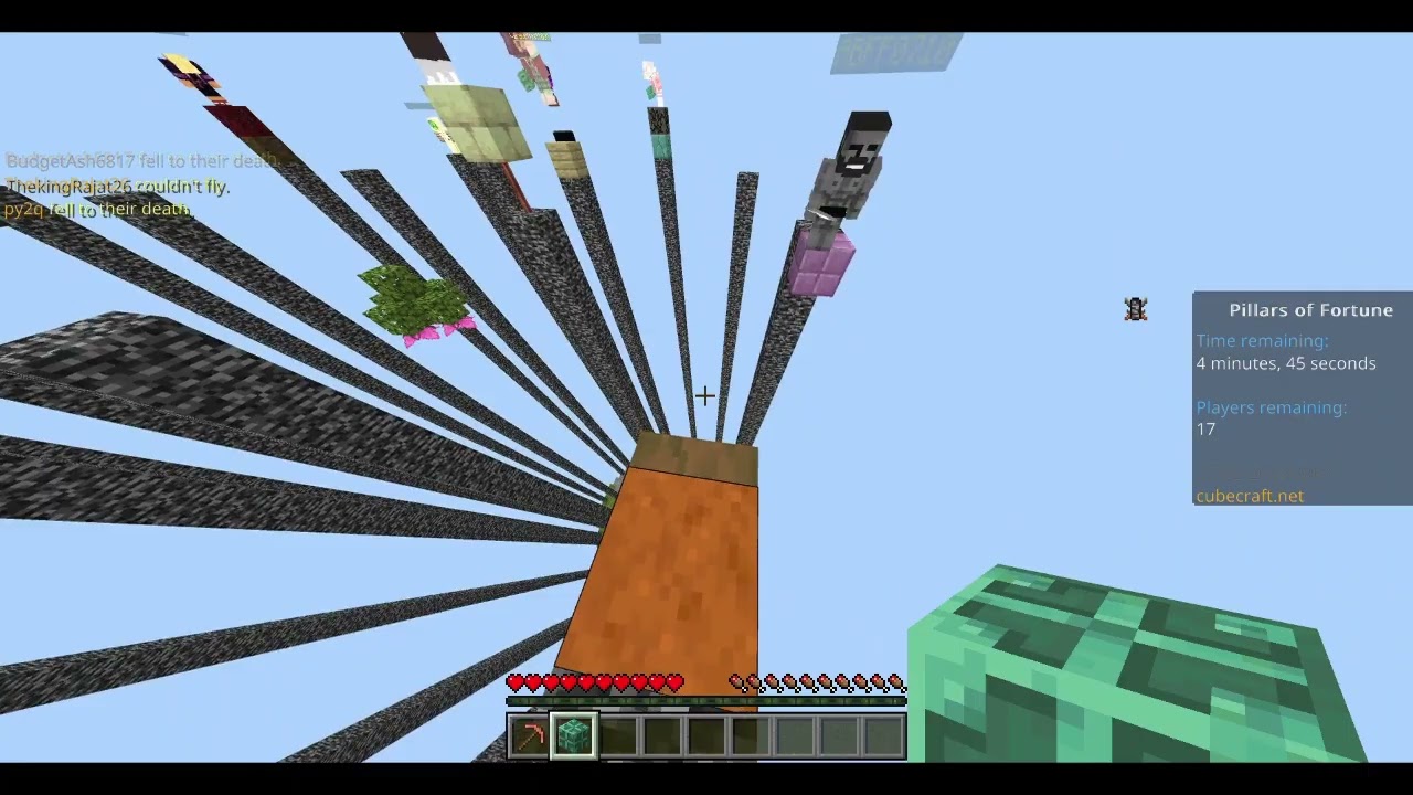 cubcraftでイラつく！（柱編）