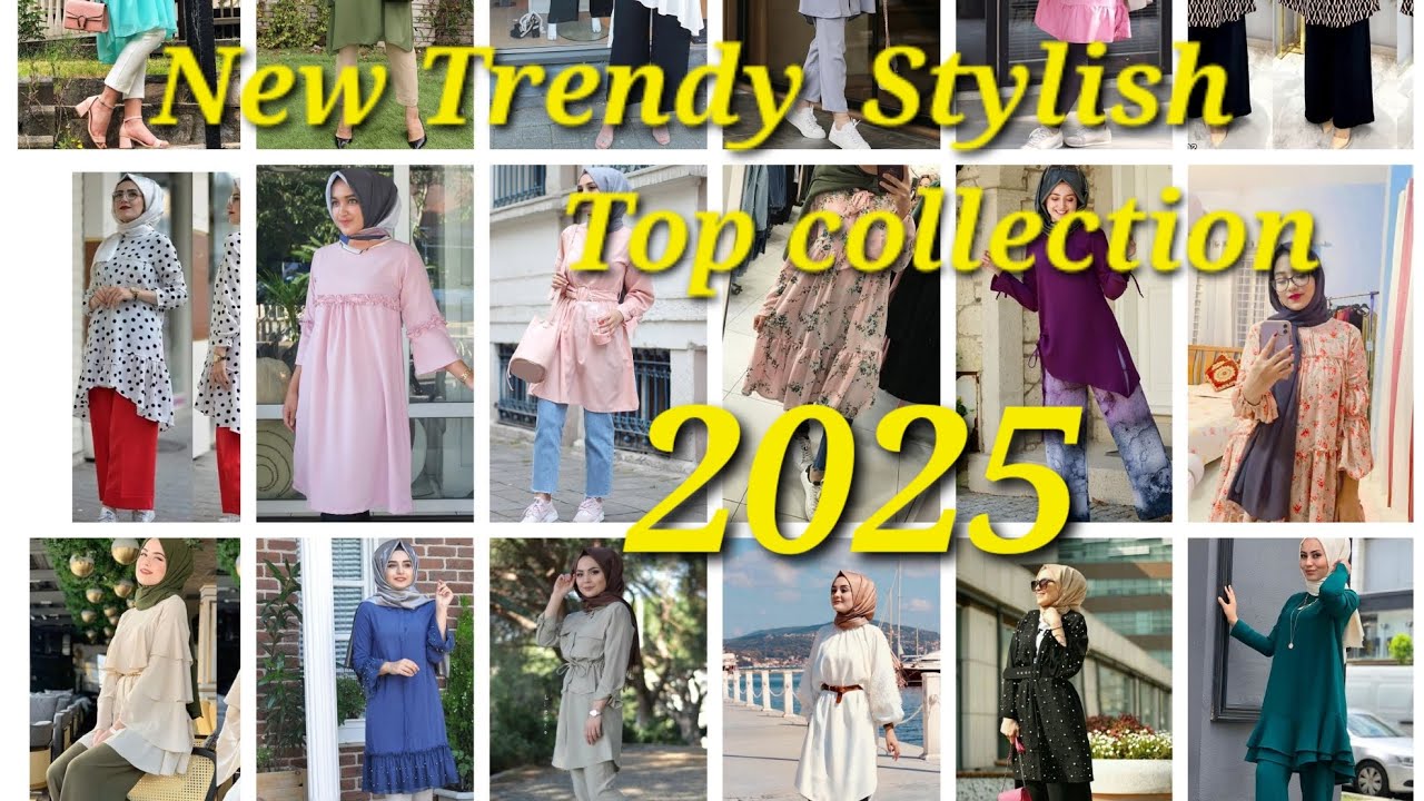 New Top Design 2025| Muslim Girls Outfits Ideas| New Model Top Design 2025 | Hijjab Style Dresses