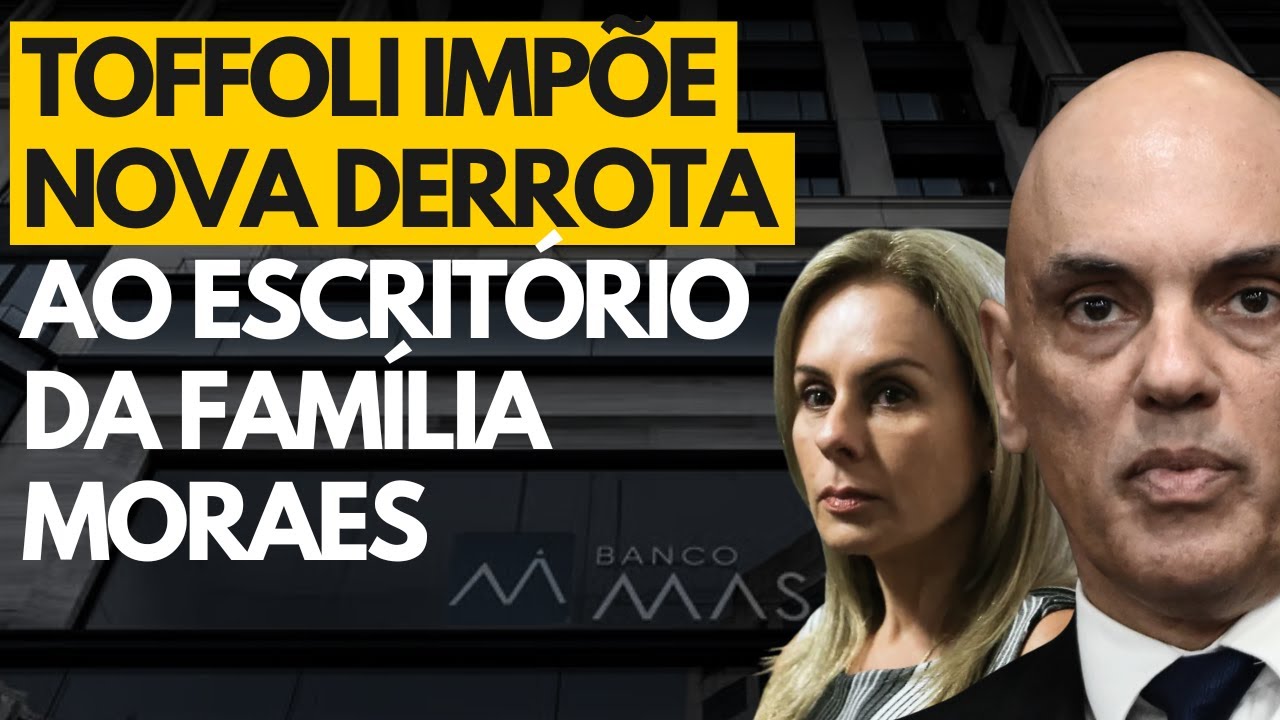 Família Moraes sofre NOVA DERROTA com decisão de Toffoli sobre caso ligado a contrato milionário