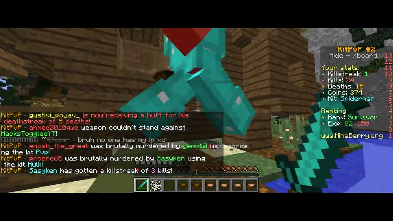 Minecraft SoupPvP (KitPvP) Gameplay #1