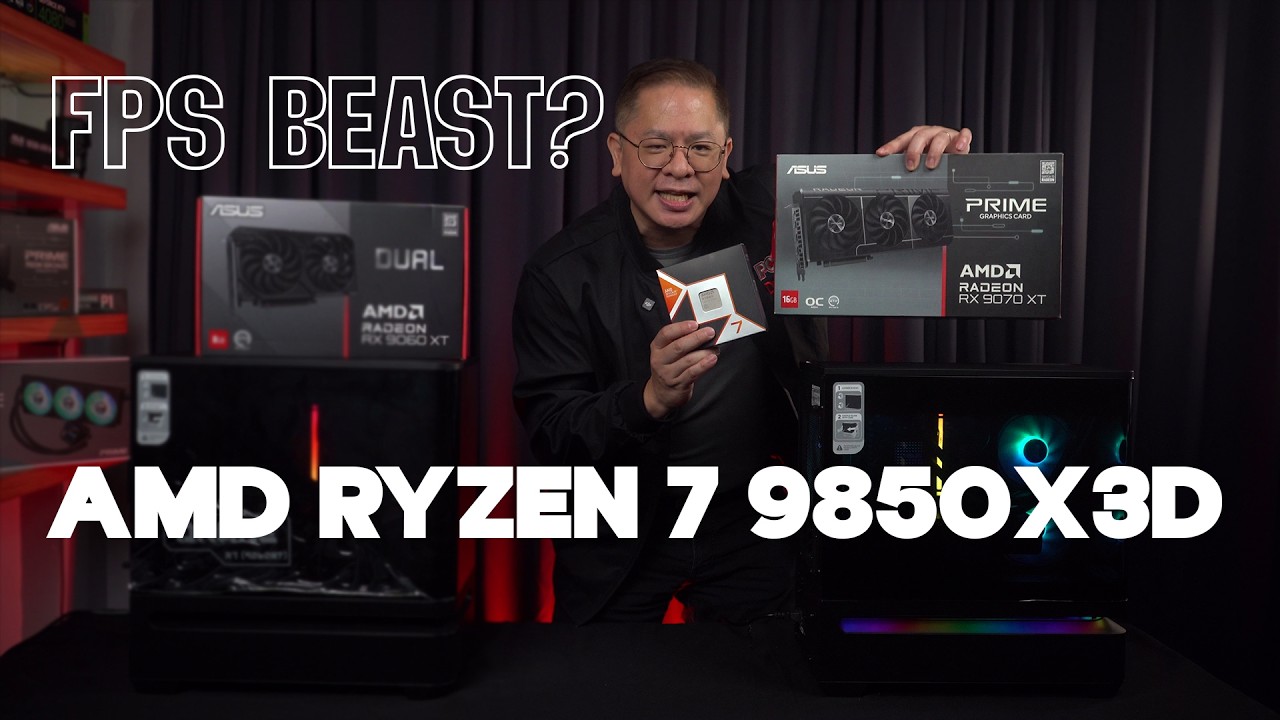 Результаты тестов AMD Ryzen™ 9850X + AMD Radeon™ 9070 XT: стоит ли обновляться?