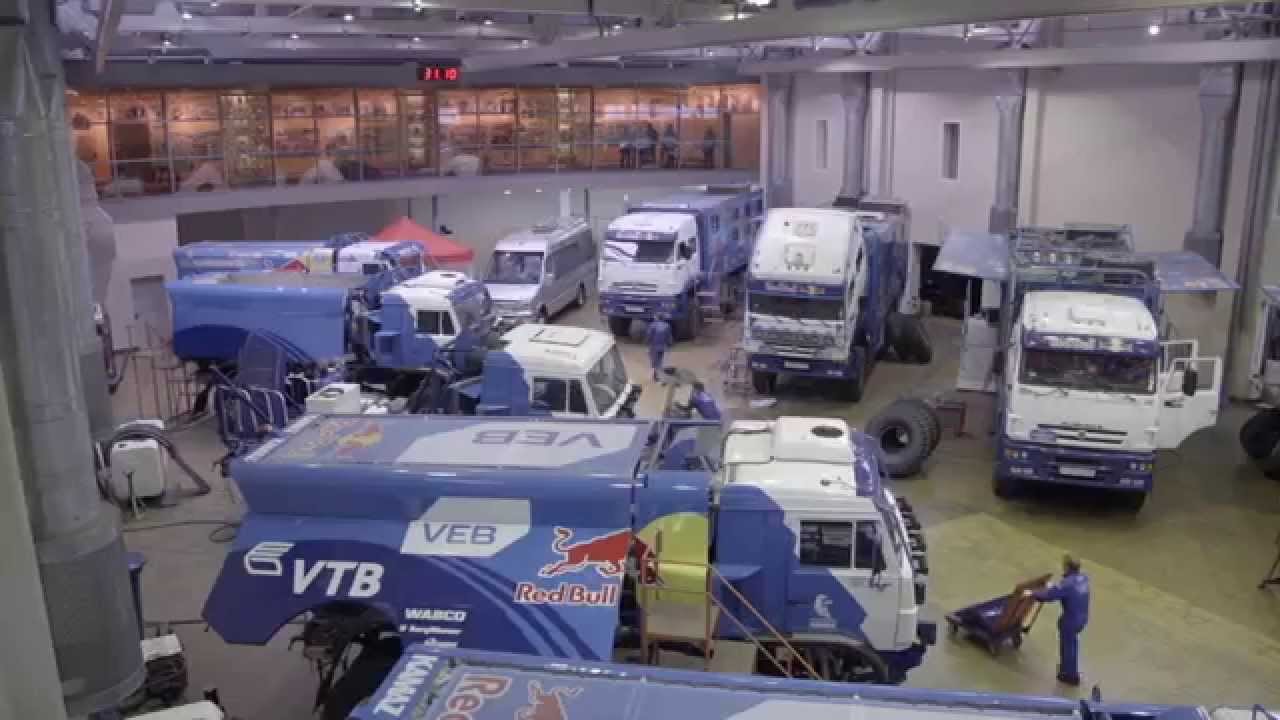Dakar 2015 - Russian KAMAZ Master team was preparing and testing