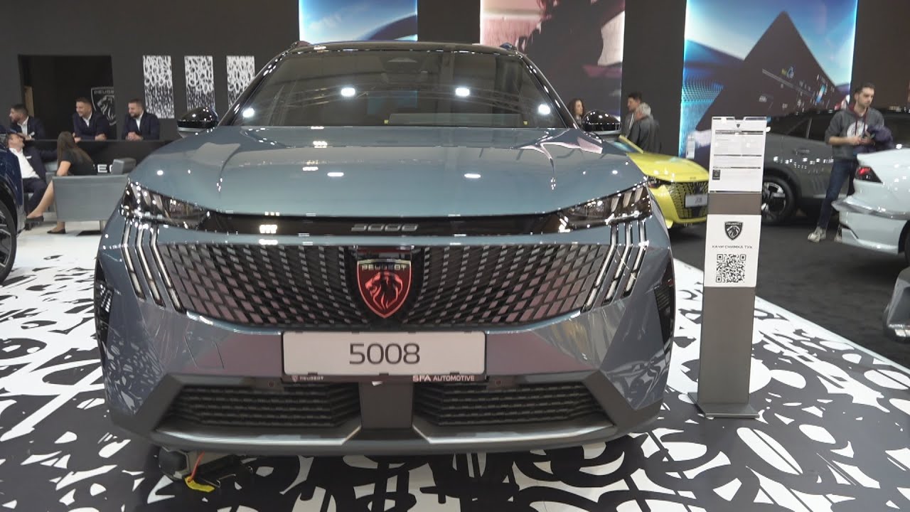 Peugeot 5008 GT 1.2 PureTech 136 Hybrid 48V e-DCS6 Car (2025) Exterior and Interior