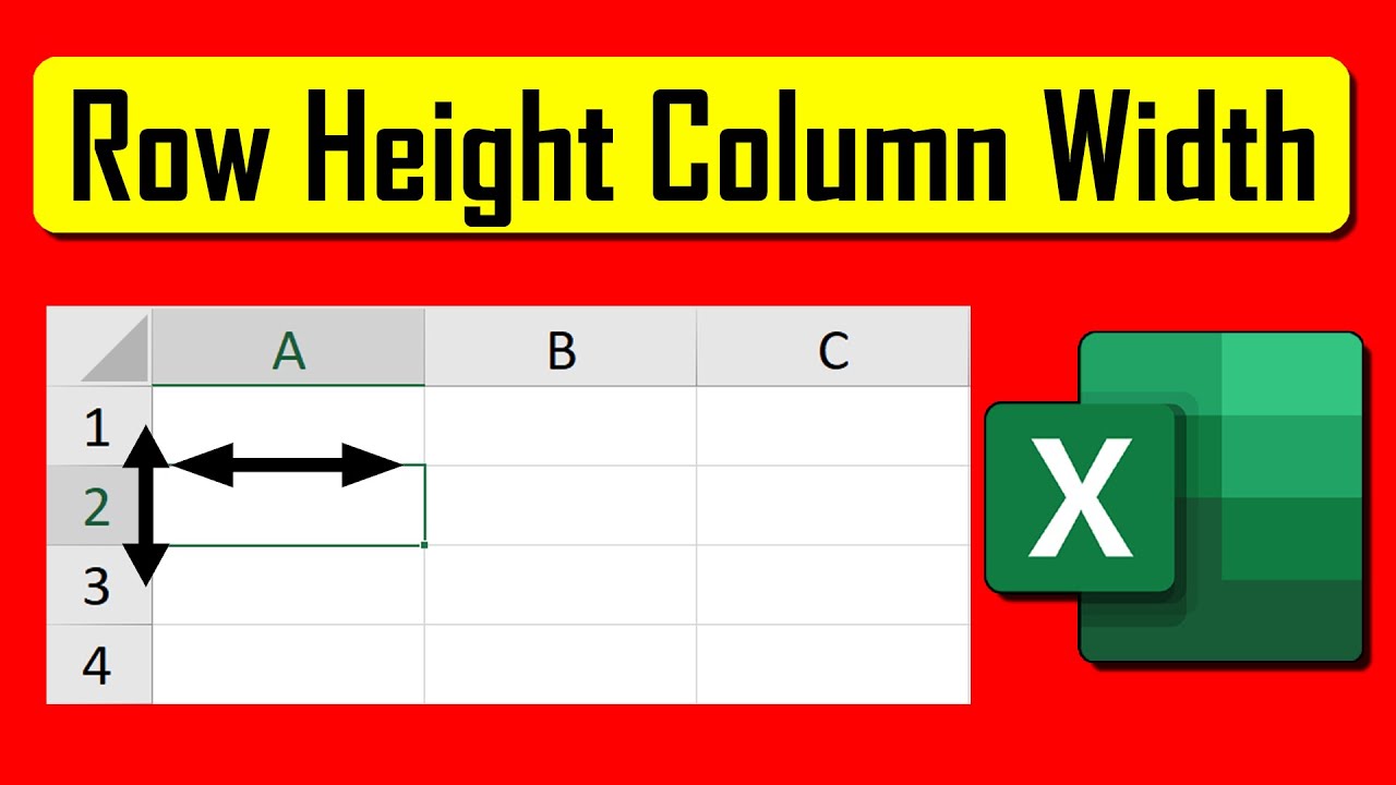 How to Change Row Height and Column Width in Excel (Adjust Cell Size Easily)
