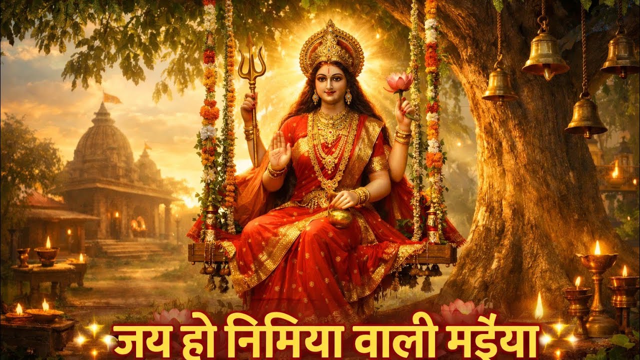 निमिया के डाढ़ी मैया लवेली हिलोढवा | Bhojpuri Devi Geet | Navratri Bhajan | Durga Maa Song