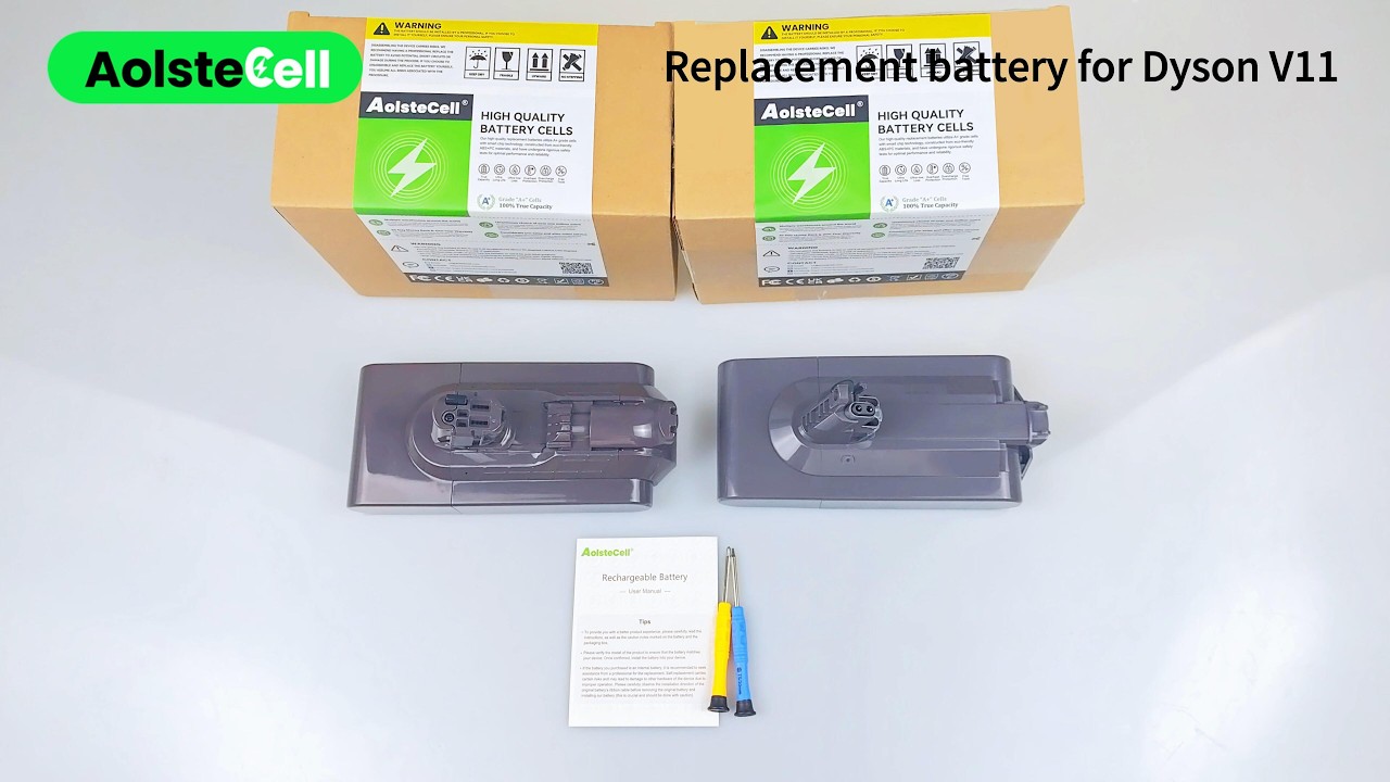 Replacement battery for Dyson V11 25.2V 4200mAh 7 Cells